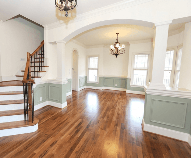 After — interior painted
