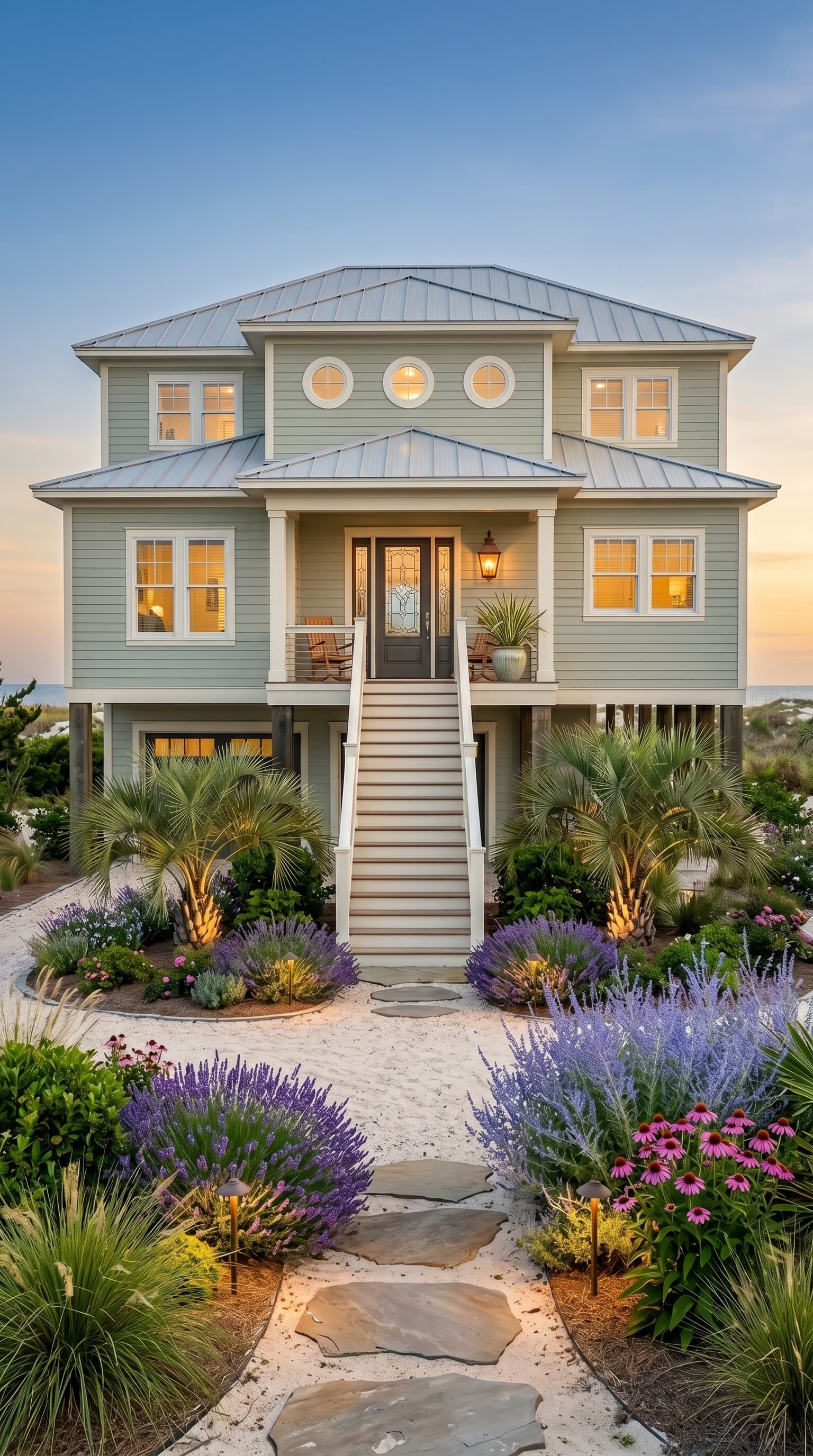 Exterior after painting, new color