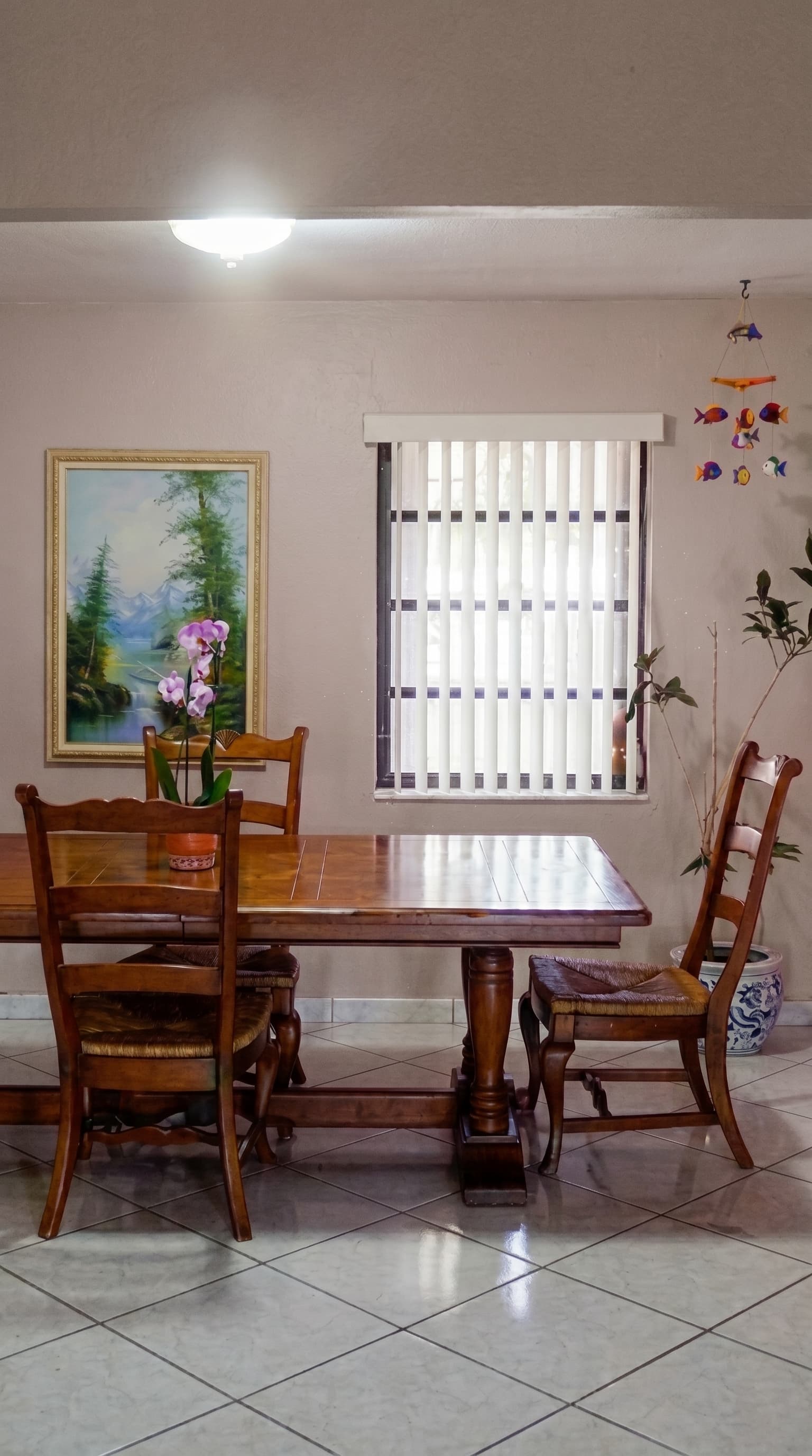Interior after painting, new color