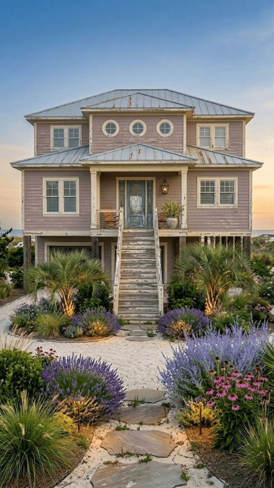 Exterior before painting, original color