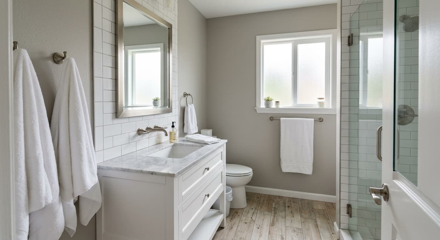 Grayish room photo 3