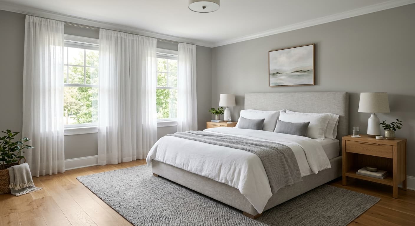 Grayish room photo 1