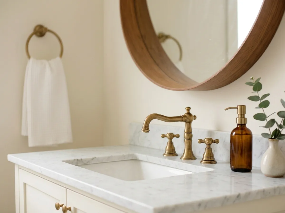 Alabaster SW 7008 on bathroom