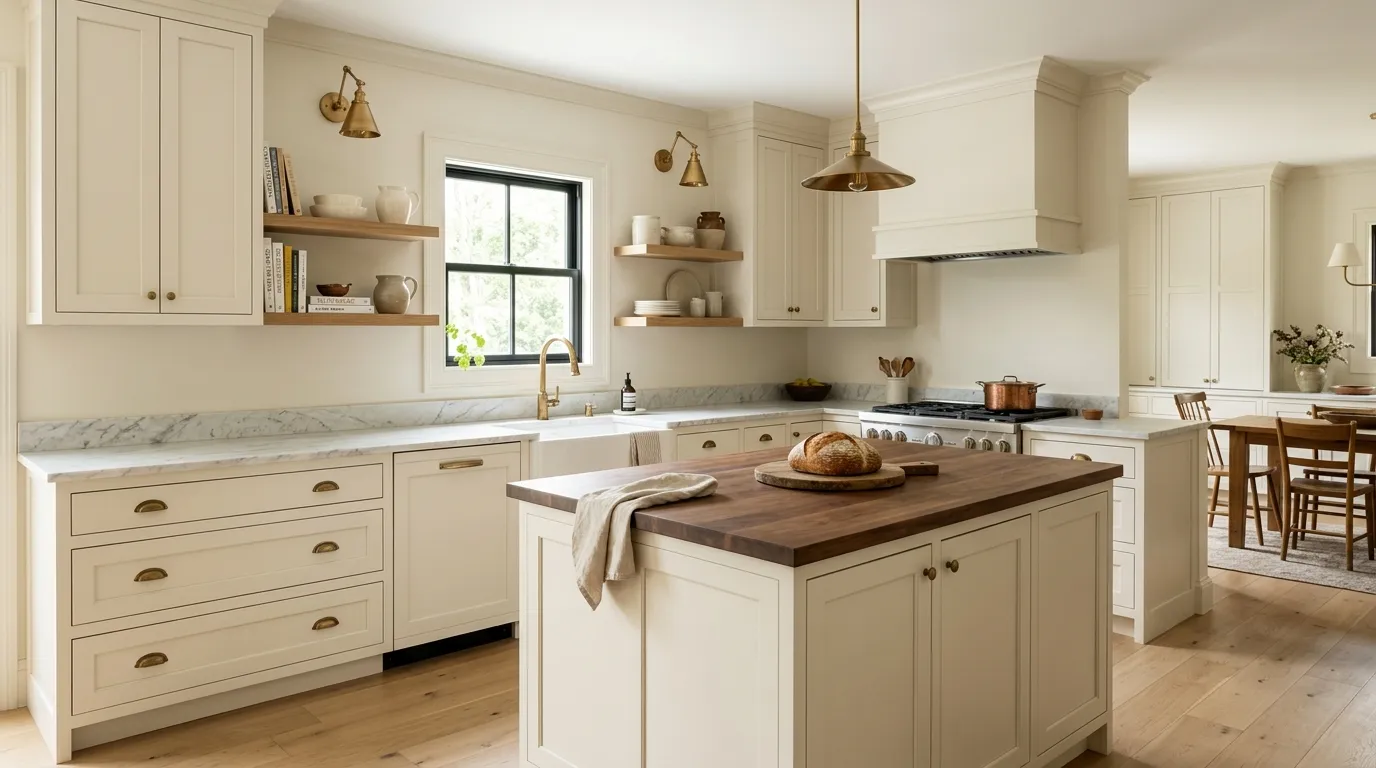 Alabaster SW 7008 by Sherwin-Williams on a home exterior