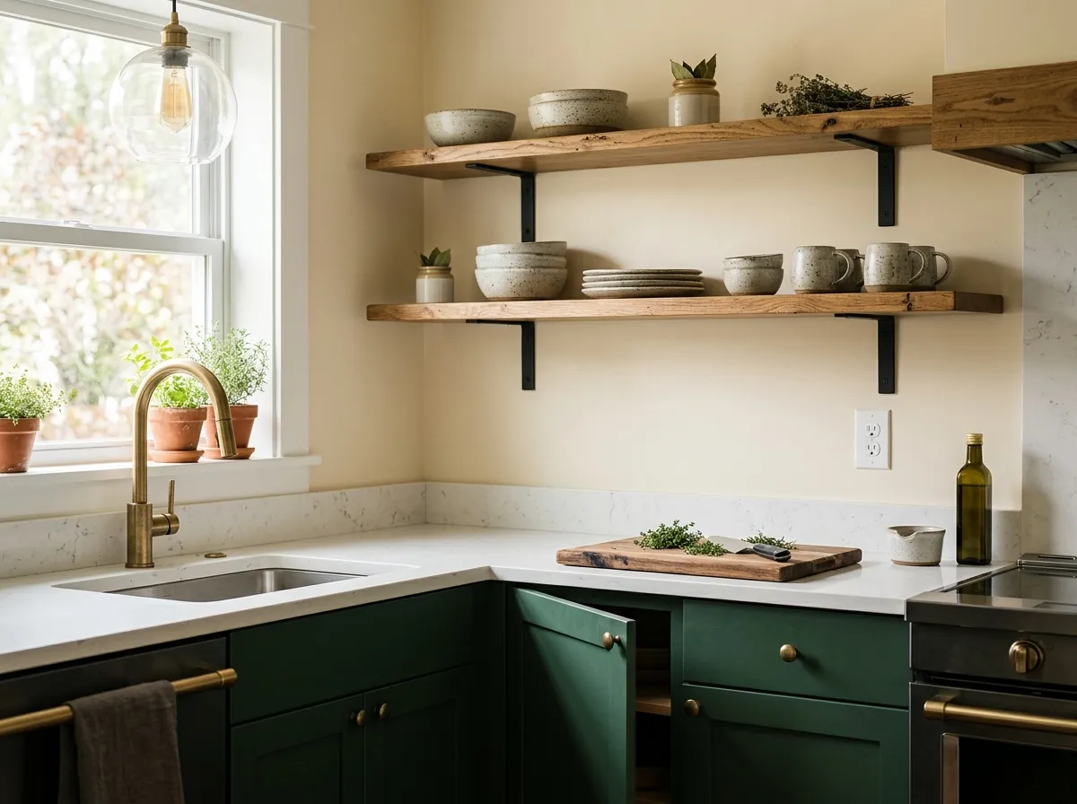 Antique White SW 6119 on kitchen