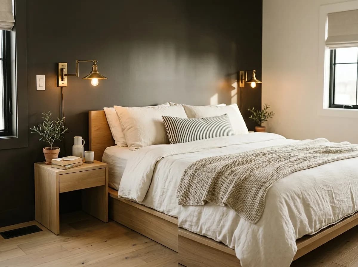 Black Fox SW 7020 on bedroom