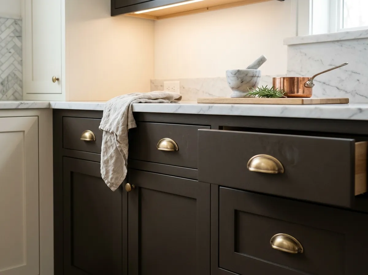 Black Fox SW 7020 on kitchen island or cabinets