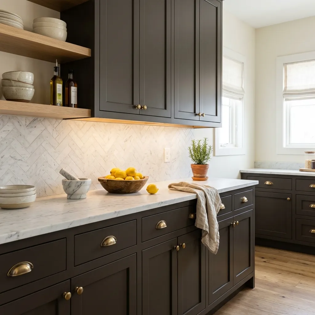 Black Fox SW 7020 undertones beside a reference white