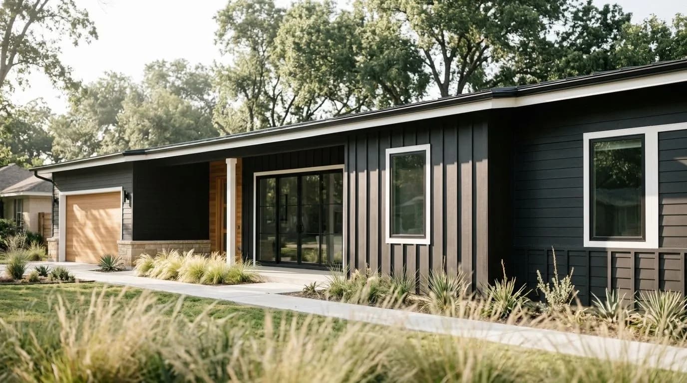 Black Magic SW 6991 by Sherwin-Williams on a home exterior