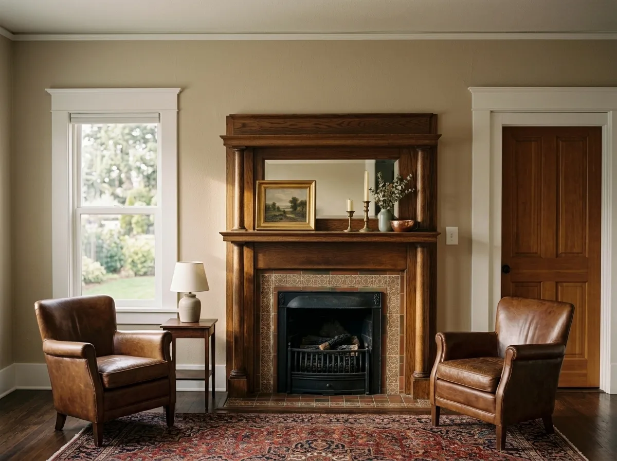 Bungalow Beige SW 7511 on living room