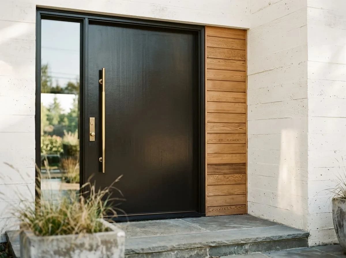 Caviar SW 6990 on front door