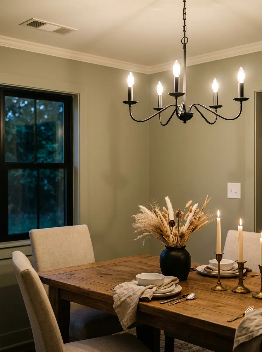 Clary Sage SW 6178 on dining room