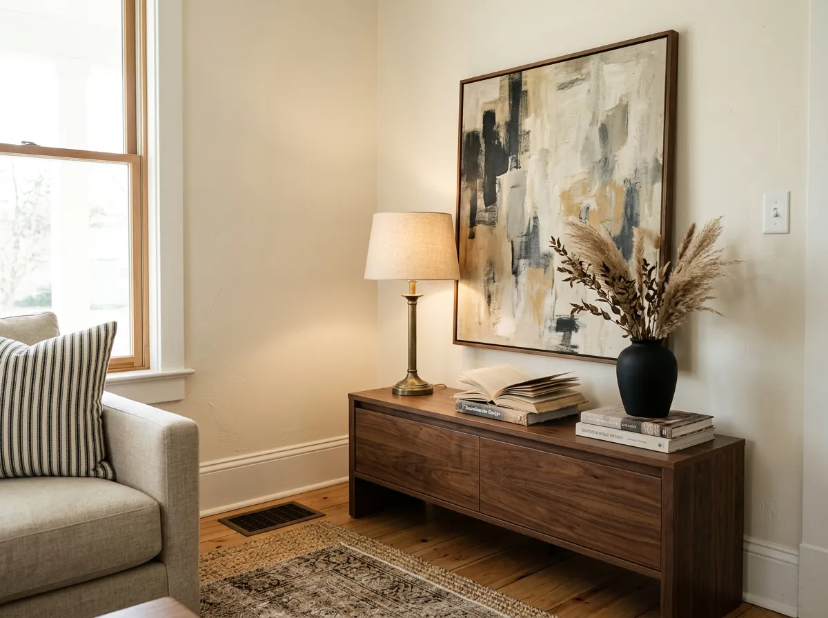 Creamy SW 7012 on living room