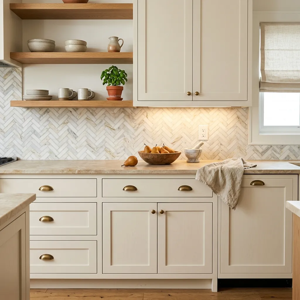 Creamy SW 7012 undertones beside a reference white