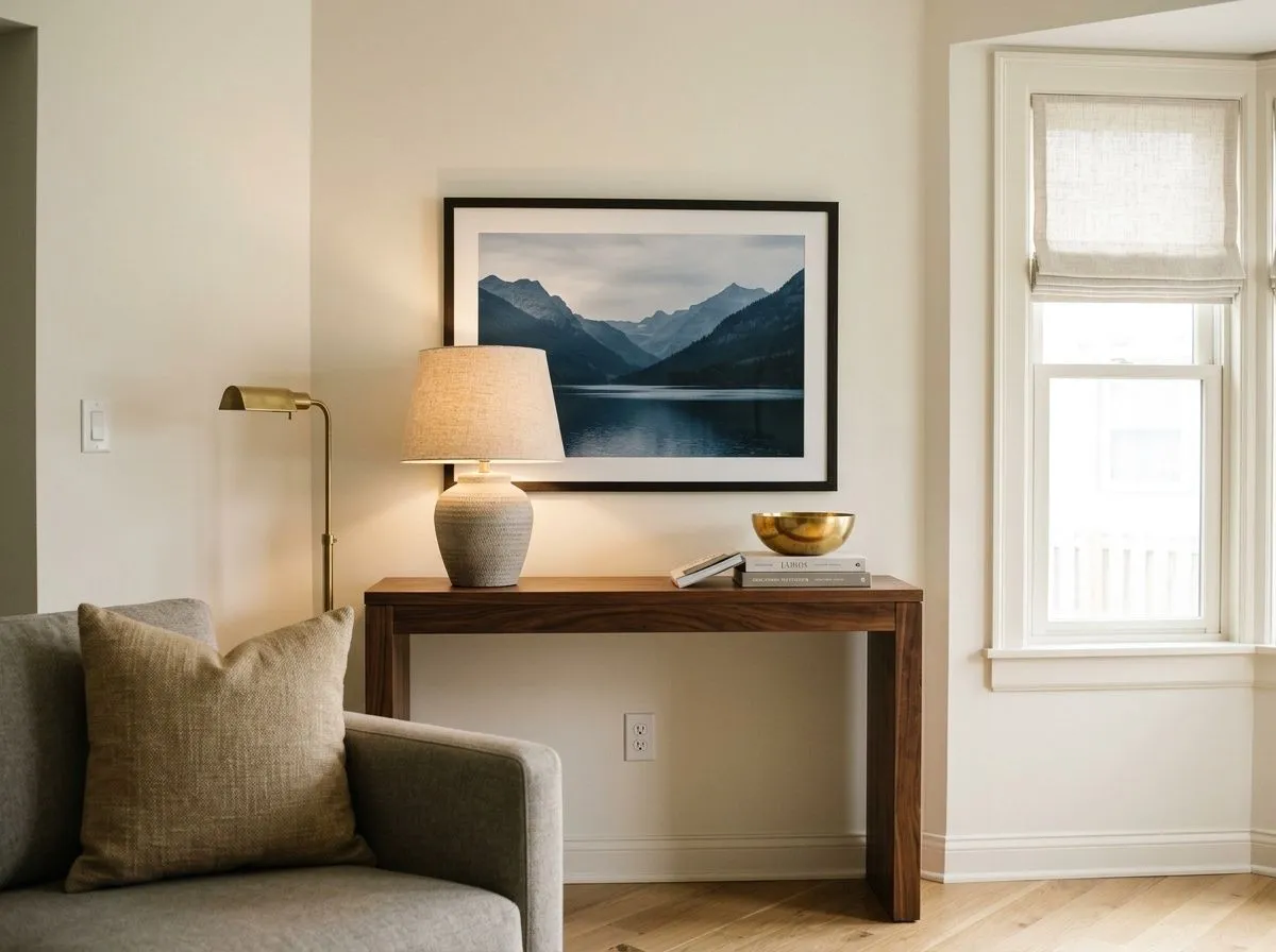 Dover White SW 6385 on living room