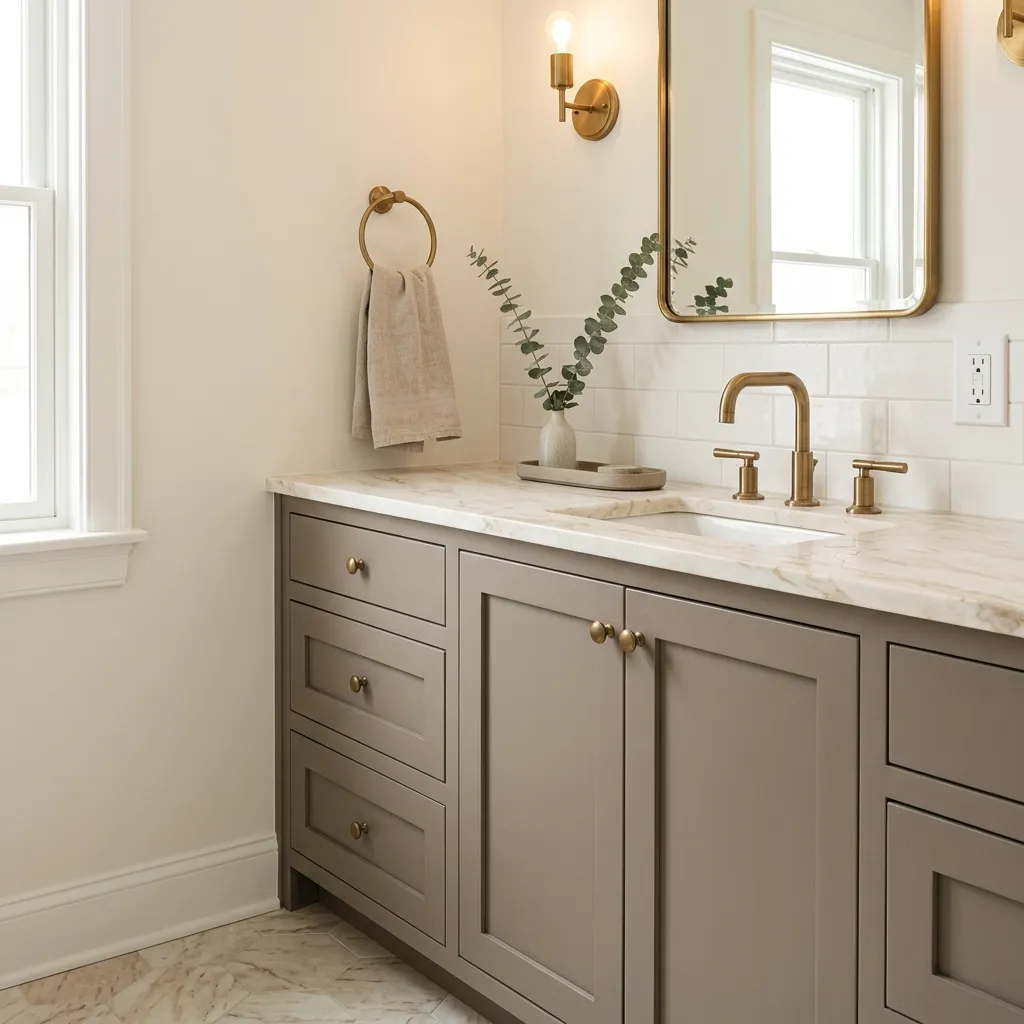 Dovetail SW 7018 undertones beside a reference white
