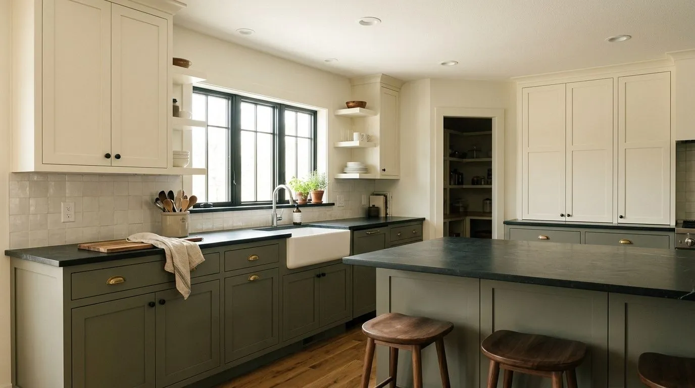 Dried Thyme SW 6186 by Sherwin-Williams on a home exterior