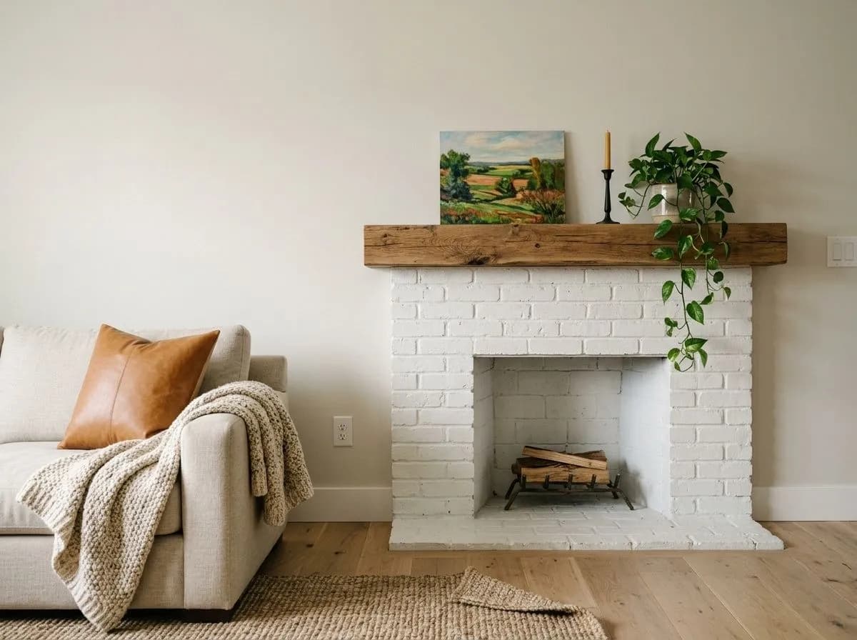 Eider White SW 7014 on living room