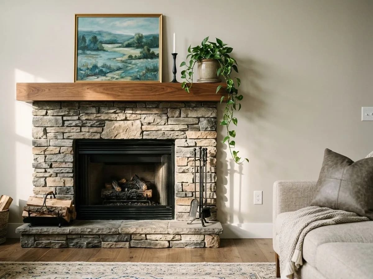 Gossamer Veil SW 9165 on living room