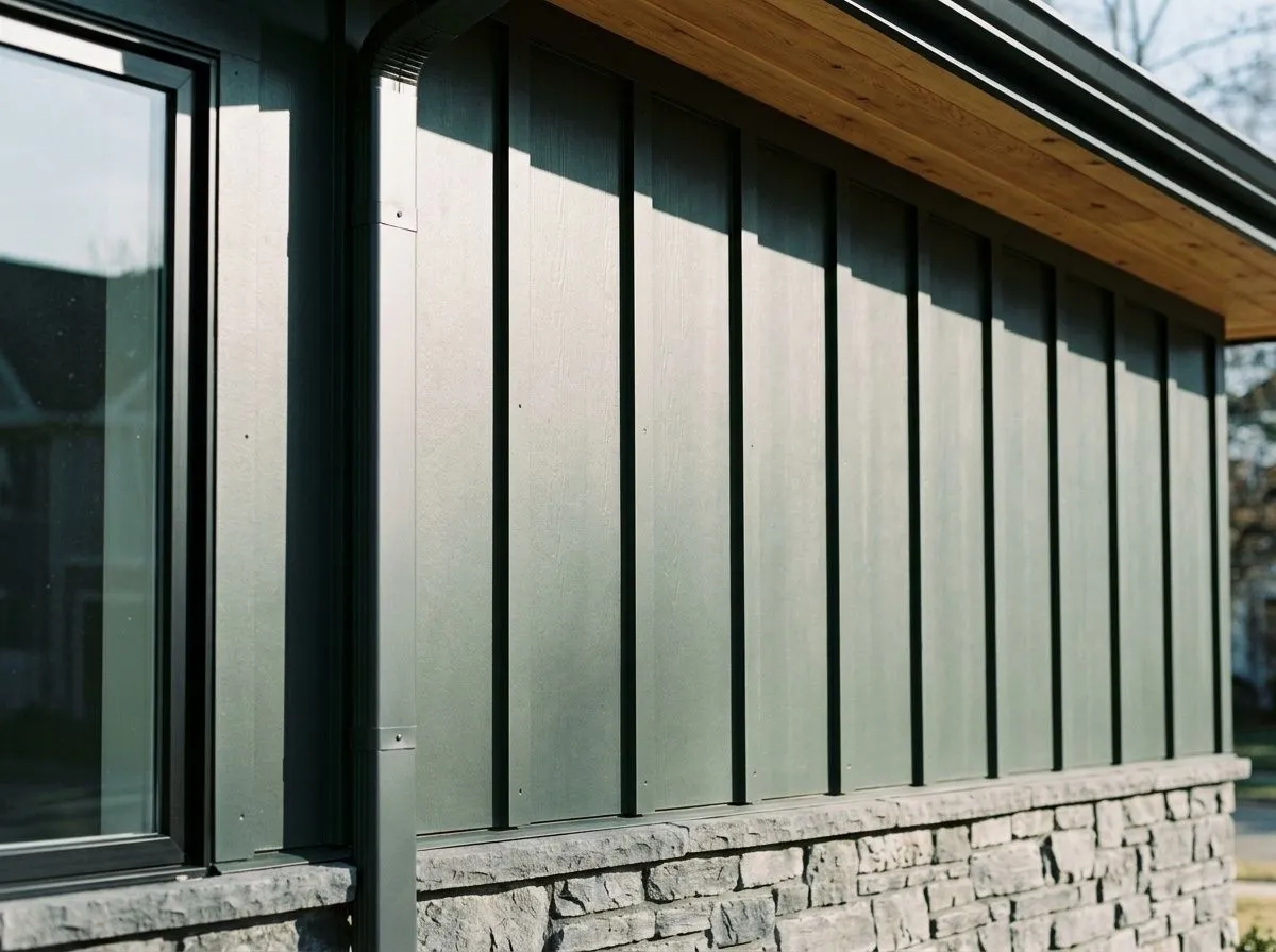 Greenblack SW 6994 on exterior siding