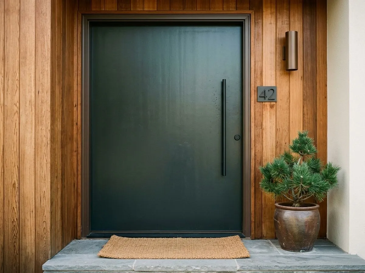 Greenblack SW 6994 on front door