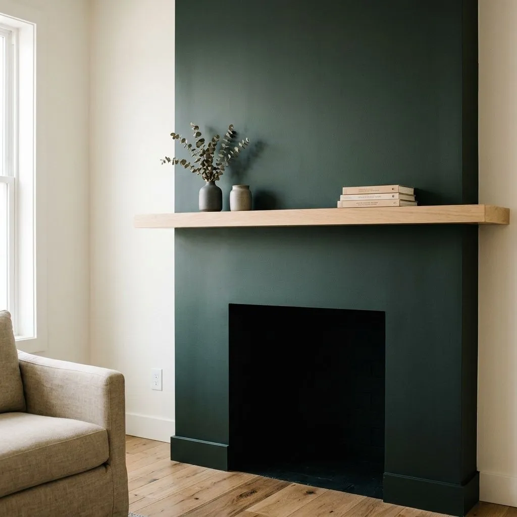 Greenblack SW 6994 undertones beside a reference white