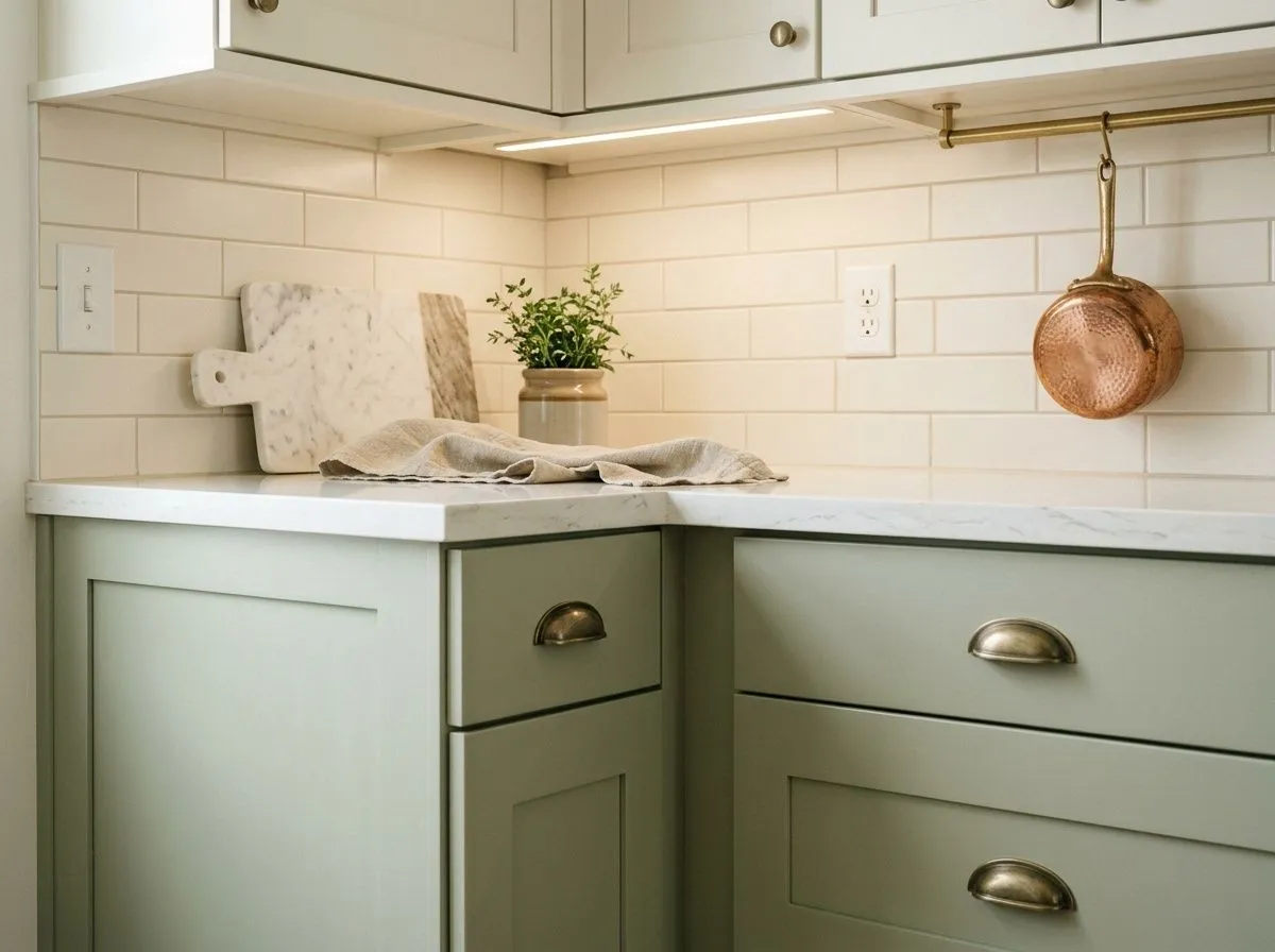 Liveable Green SW 6176 on kitchen