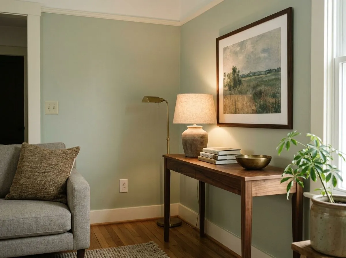 Liveable Green SW 6176 on living room