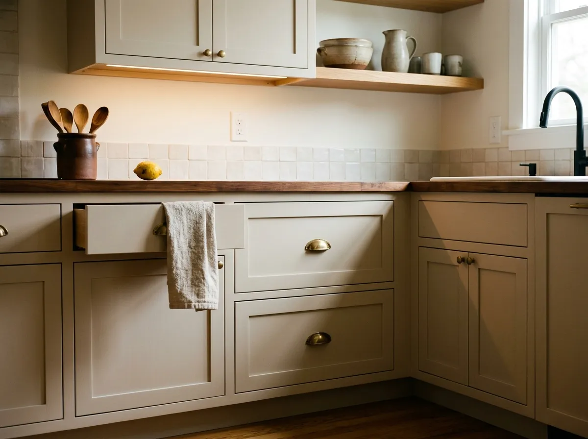 Natural Linen SW 9109 on kitchen