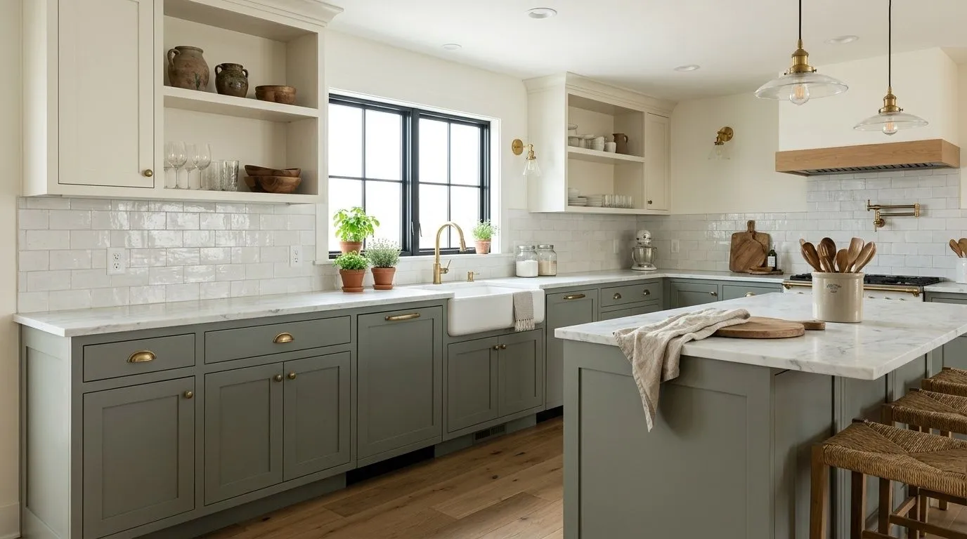 Oyster Bay SW 6206 by Sherwin-Williams on a home exterior