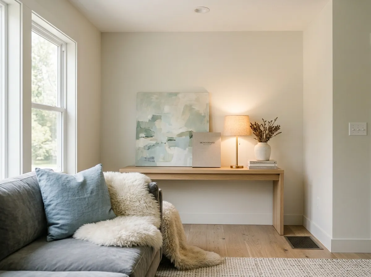 Oyster White SW 7637 on living room