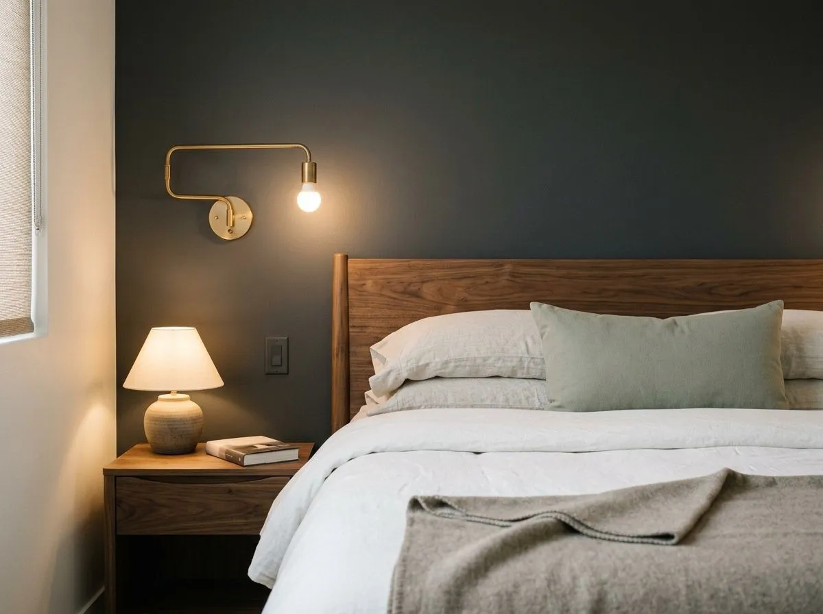 Peppercorn SW 7674 on bedroom