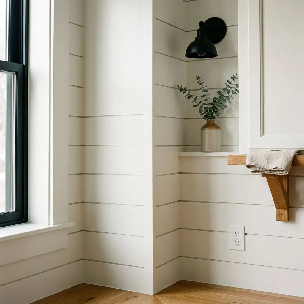 Pure White SW 7005 undertones beside a reference white