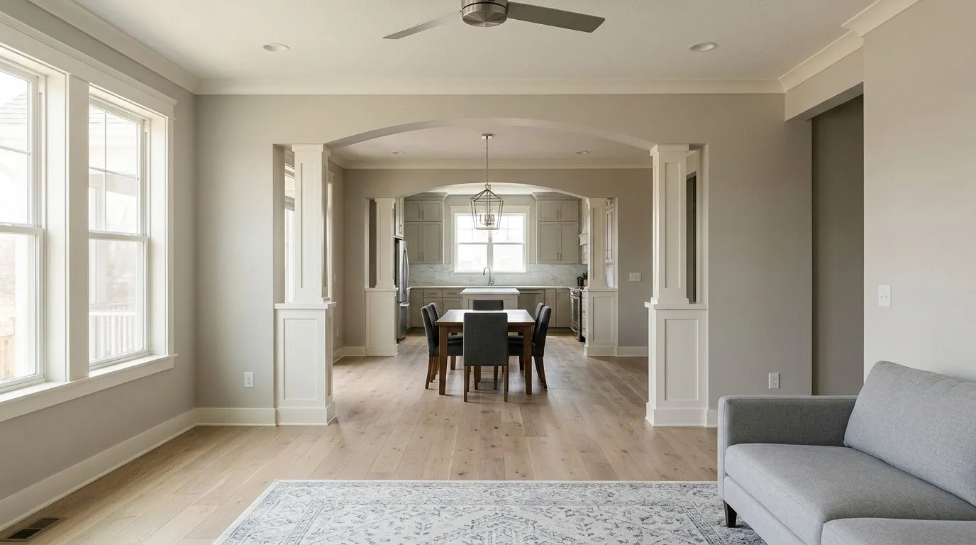 Repose Gray SW 7015 by Sherwin-Williams on a home exterior