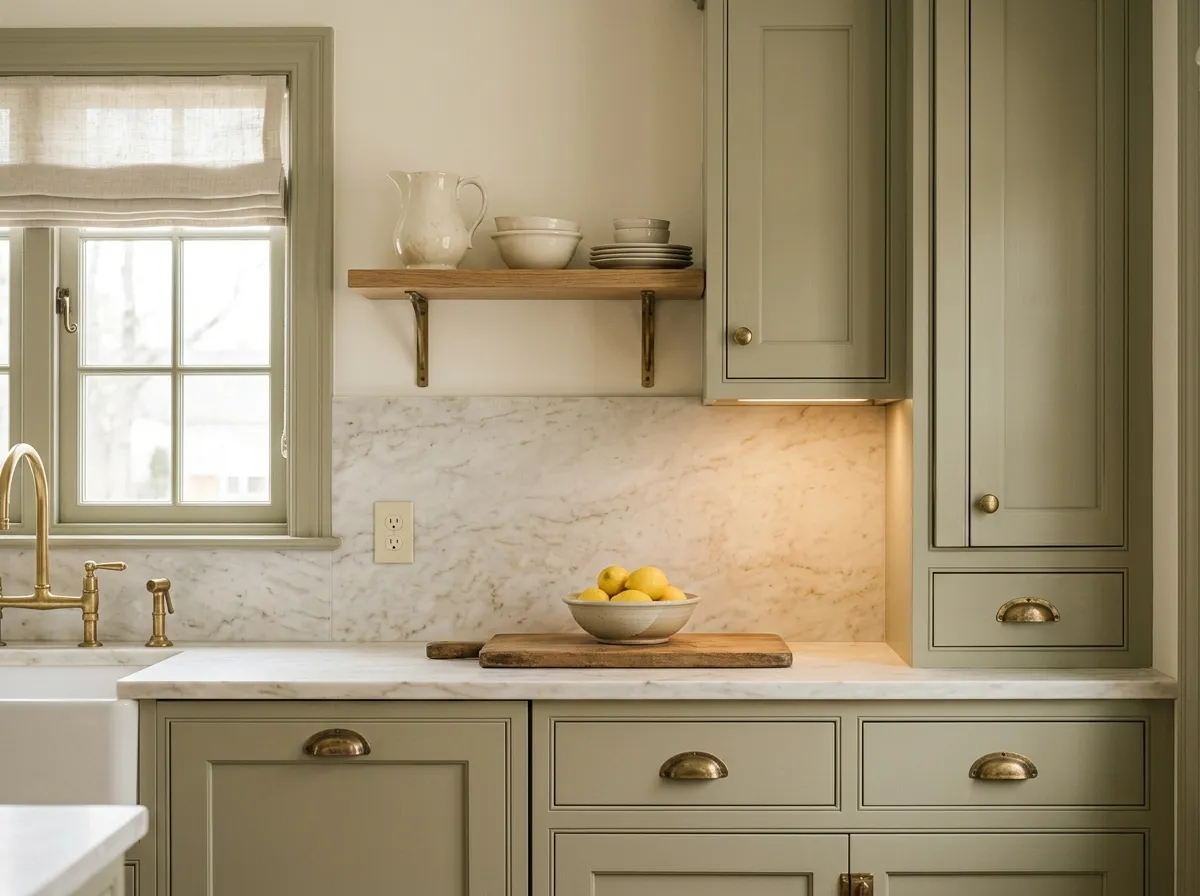 Sage SW 2860 on kitchen cabinets