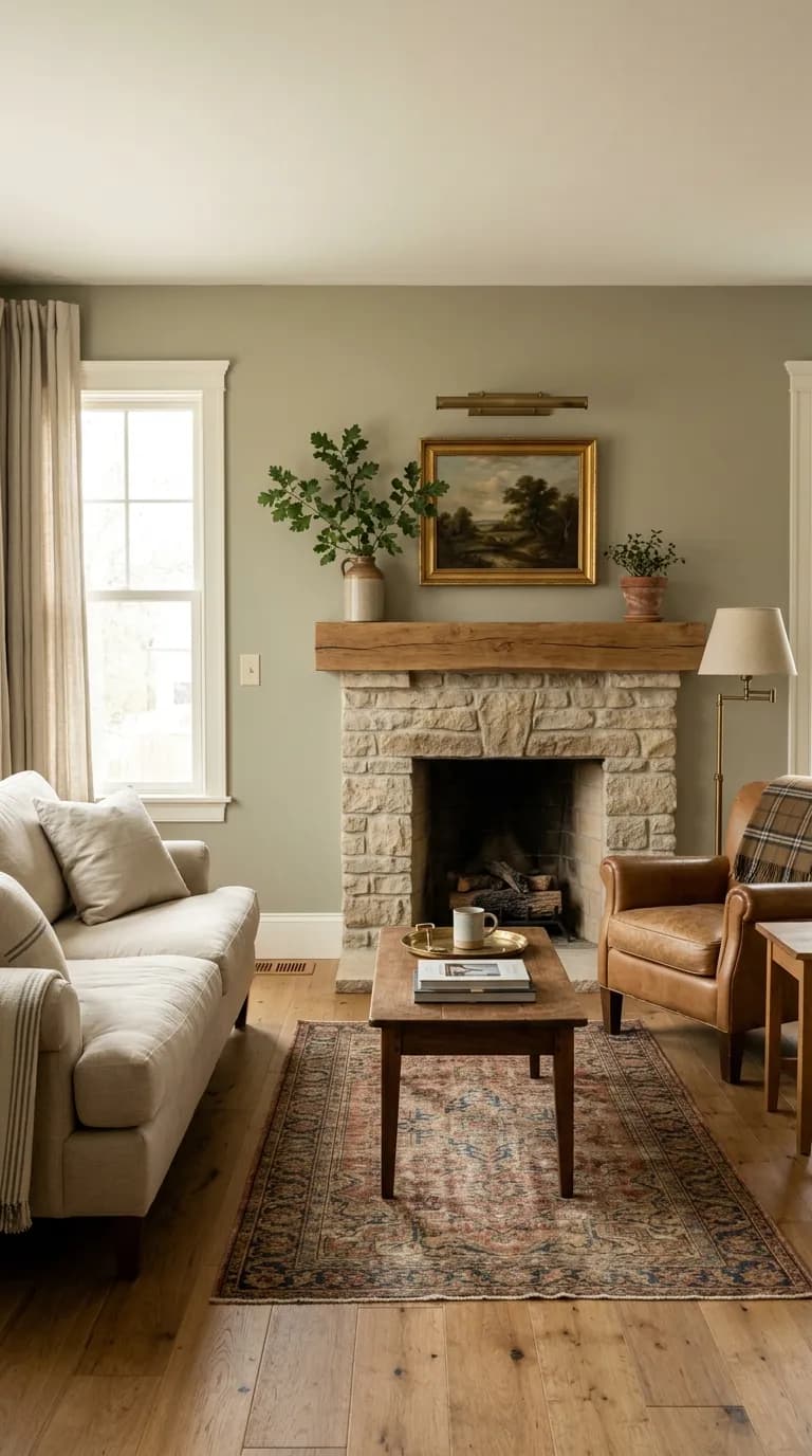 Sage SW 2860 on an interior wall in natural daylight