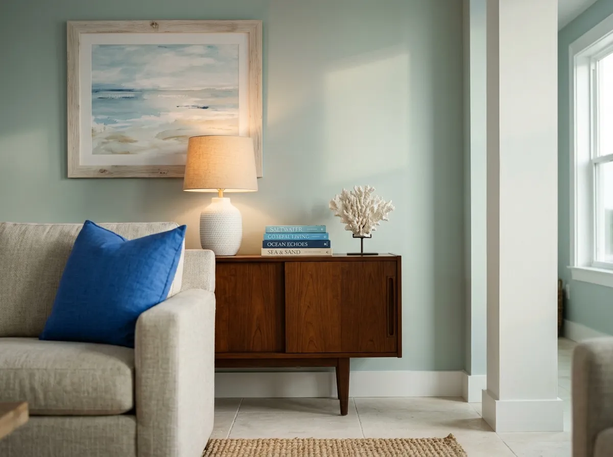 Sea Salt SW 6204 in a living room