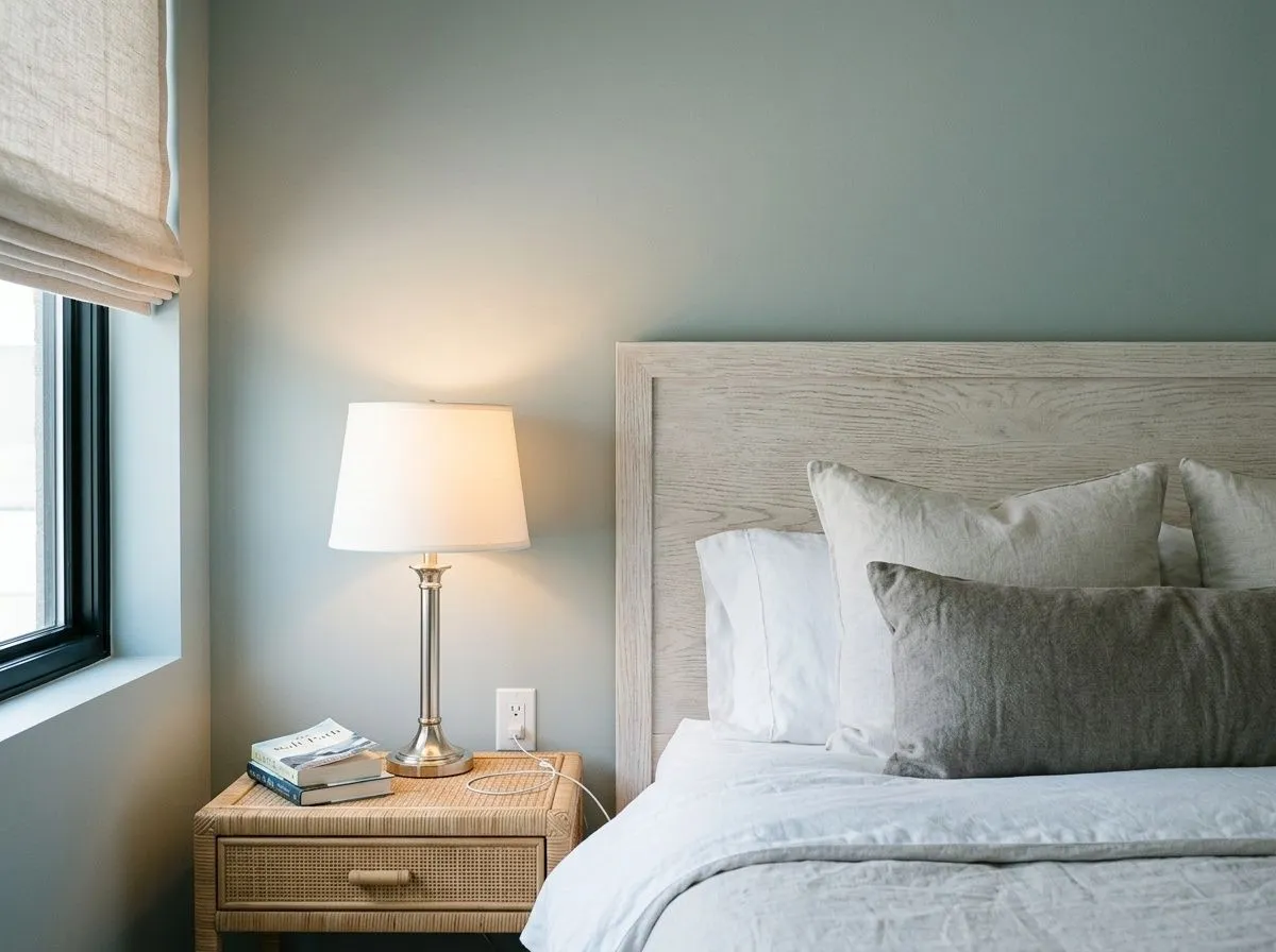 Silvermist SW 7621 on bedroom