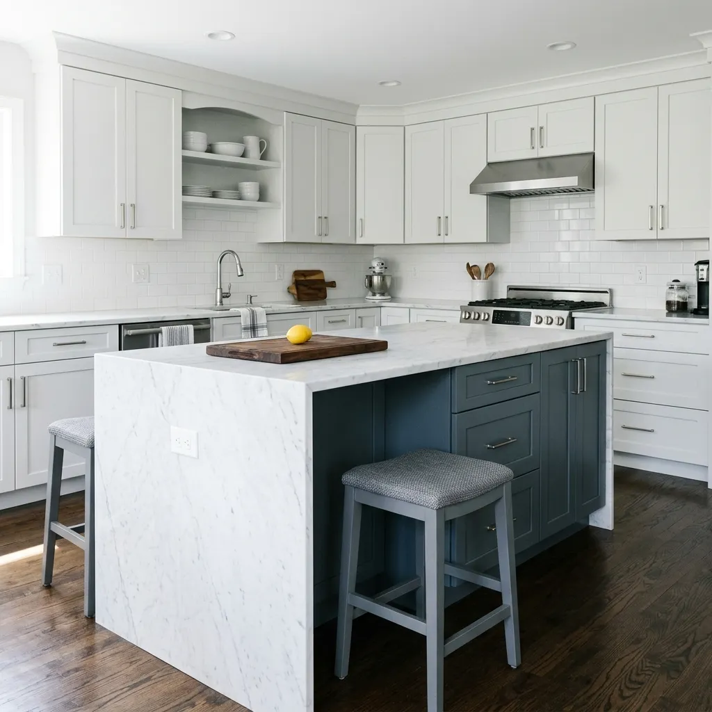 Slate Tile SW 7624 undertones beside a reference white