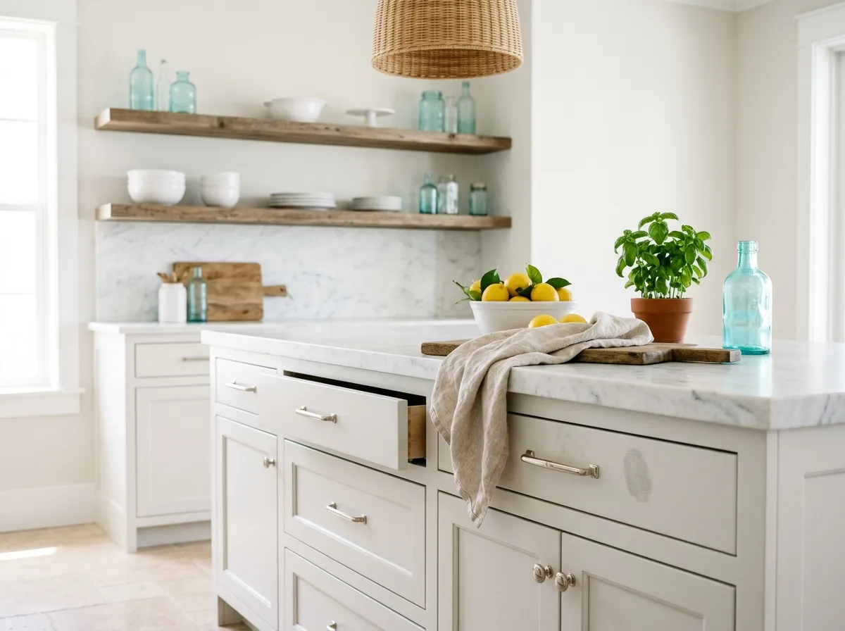 Snowbound SW 7004 on kitchen