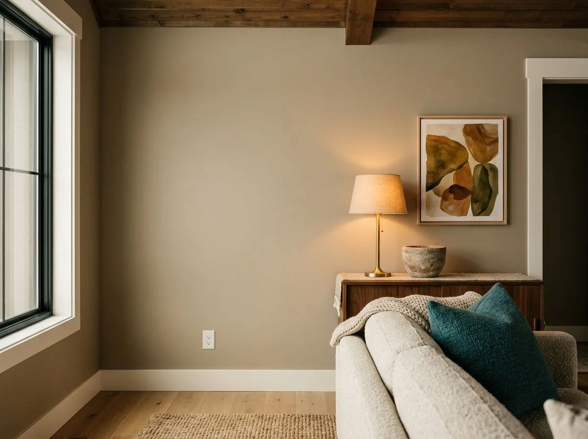 Universal Khaki SW 6150 on living room