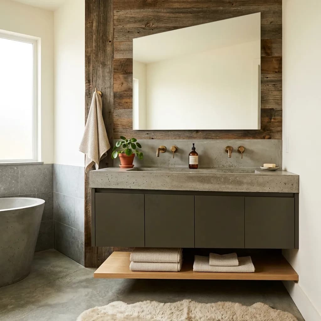 Urbane Bronze SW 7048 undertones beside a reference white