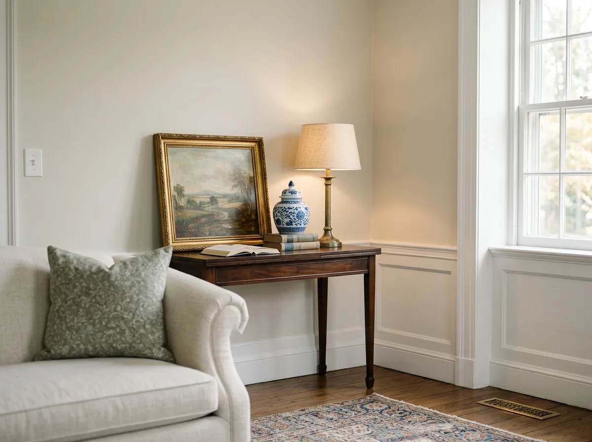 White Duck SW 7010 on living room